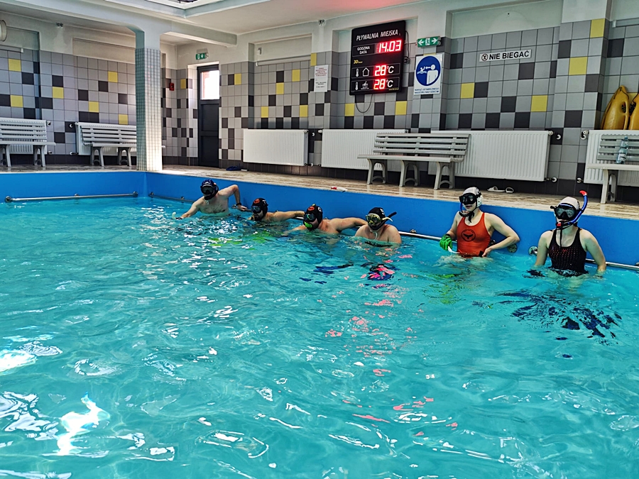 Hokej pod wodą Walenie Siemianowice Śląskie Trening 14 III 2026